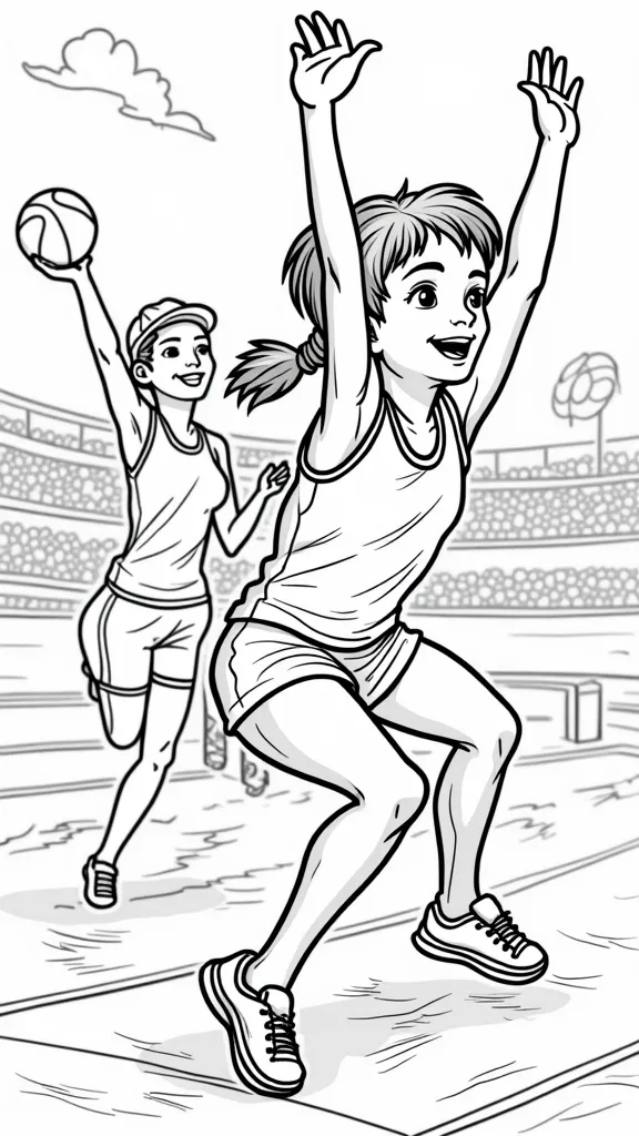 olympic coloring pages 2024